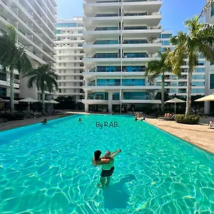 Playa Boquilla-morros- Apto Cerca Americas Dentro De H Sonesta Apartamento Cartagena